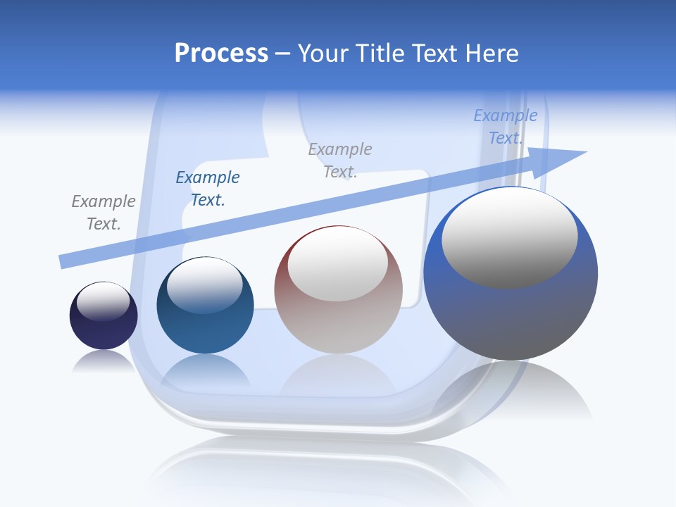 White Blue Recommendation PowerPoint Template