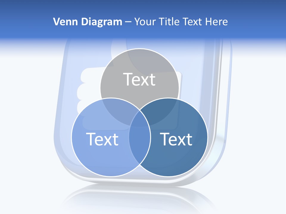 White Blue Recommendation PowerPoint Template