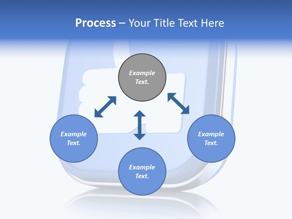 White Blue Recommendation PowerPoint Template