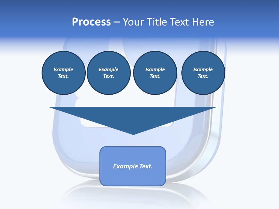 White Blue Recommendation PowerPoint Template