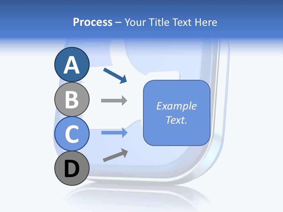 White Blue Recommendation PowerPoint Template