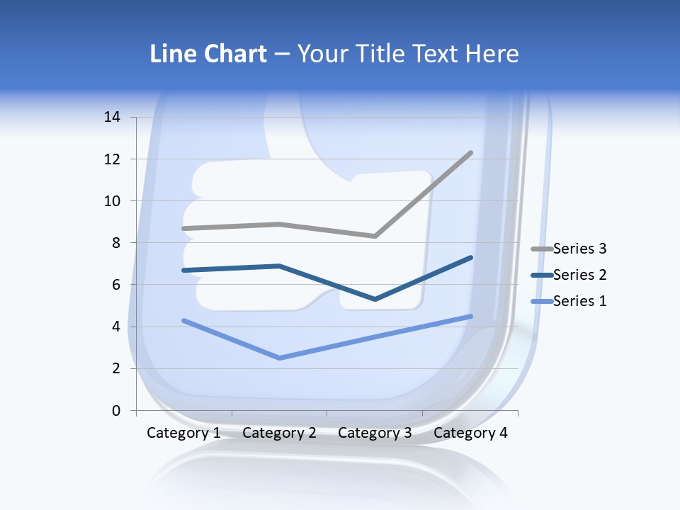 White Blue Recommendation PowerPoint Template