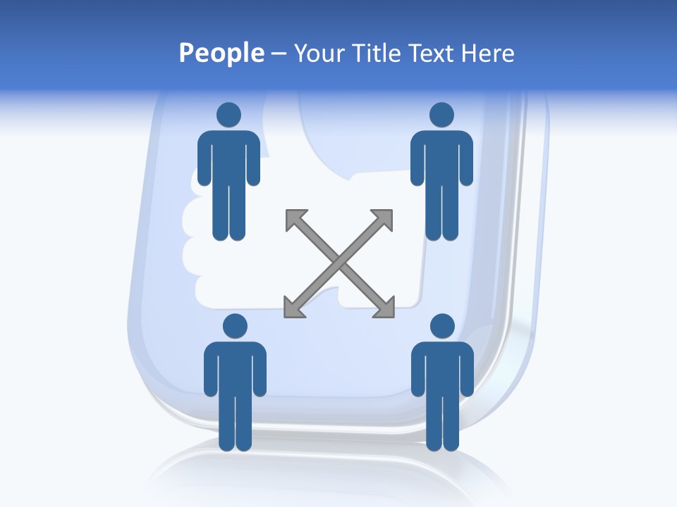 White Blue Recommendation PowerPoint Template