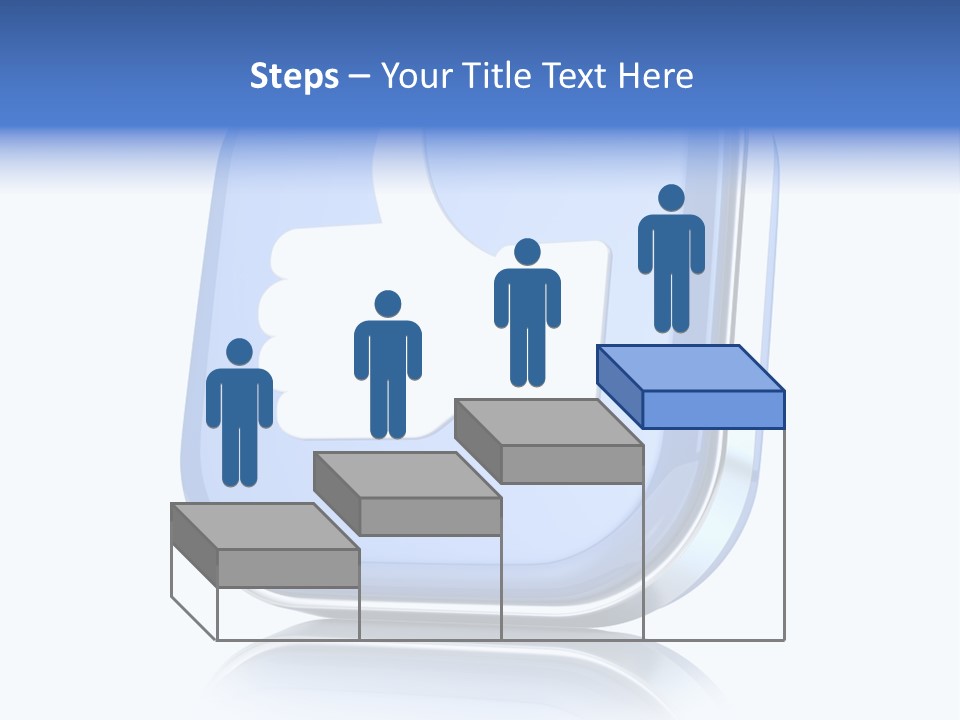 White Blue Recommendation PowerPoint Template