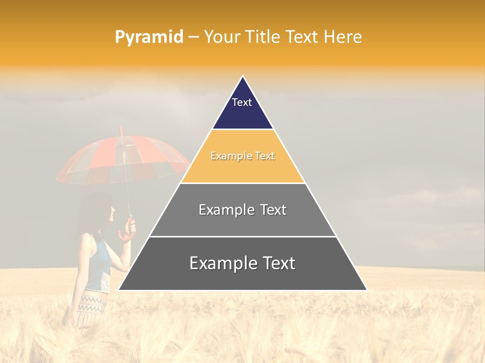 Wheat Ummer Female PowerPoint Template