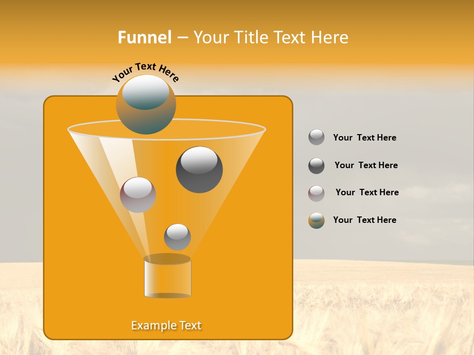 Wheat Ummer Female PowerPoint Template