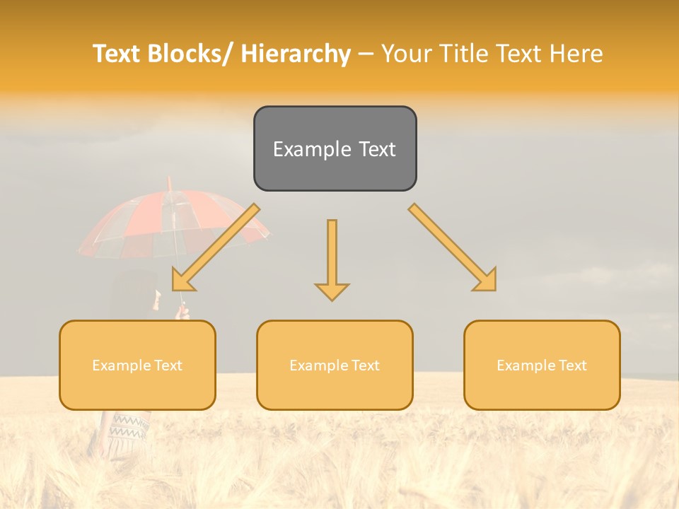 Wheat Ummer Female PowerPoint Template