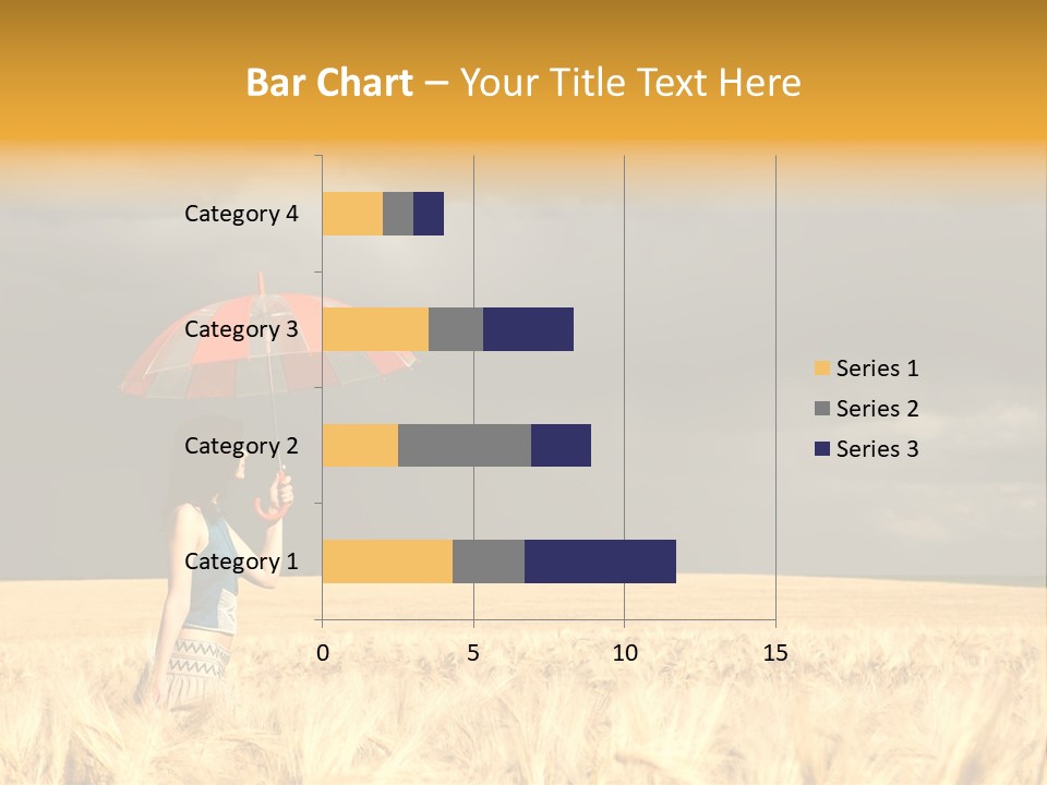 Wheat Ummer Female PowerPoint Template
