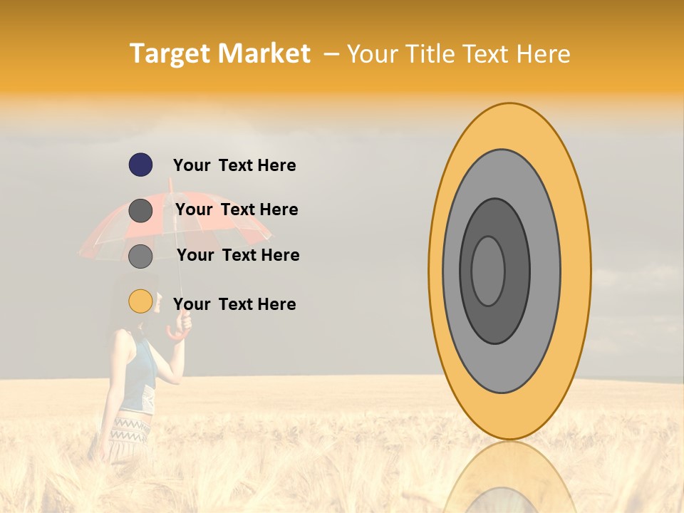 Wheat Ummer Female PowerPoint Template