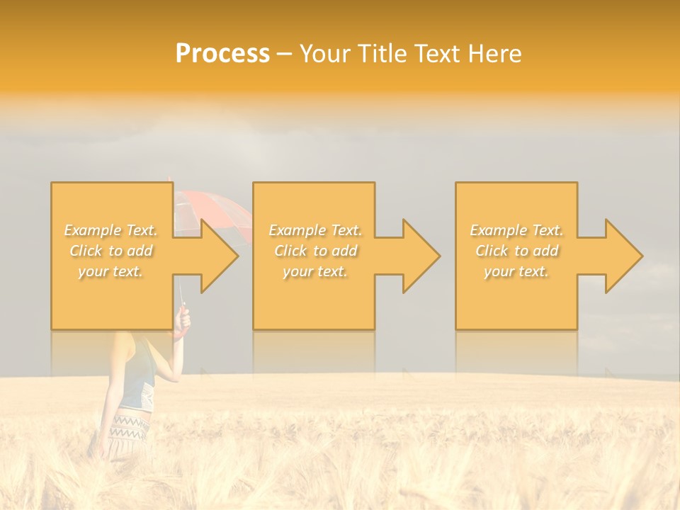 Wheat Ummer Female PowerPoint Template
