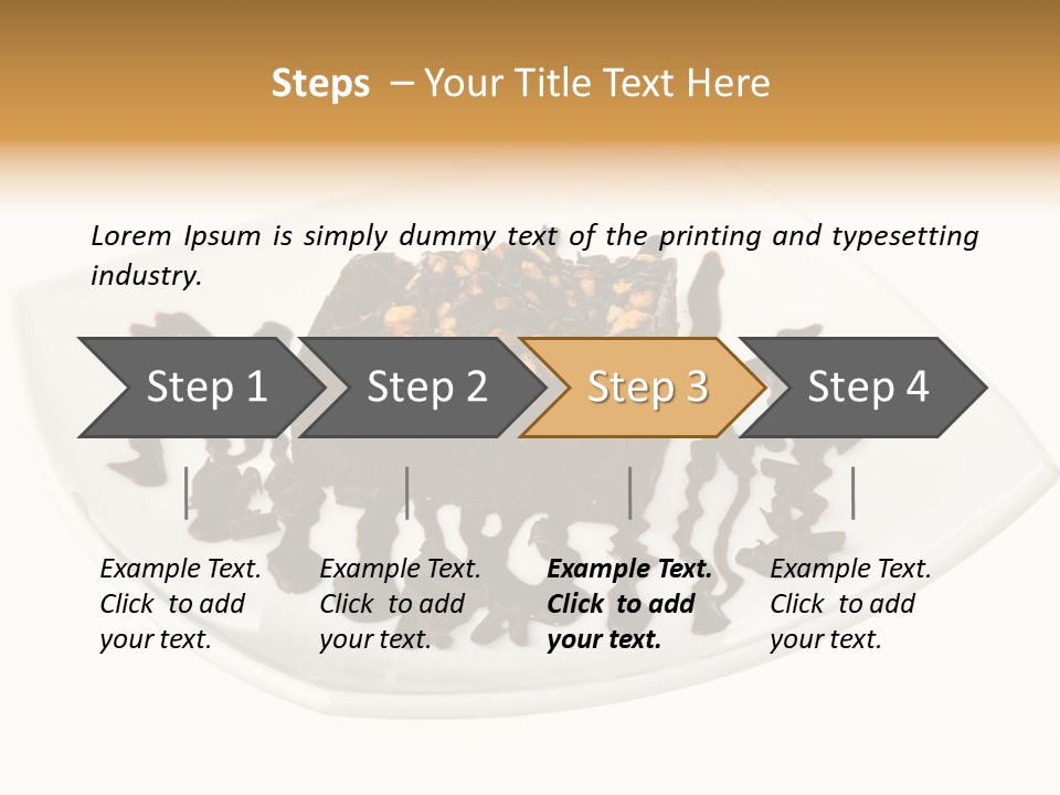 Slice Fattening Bakery PowerPoint Template
