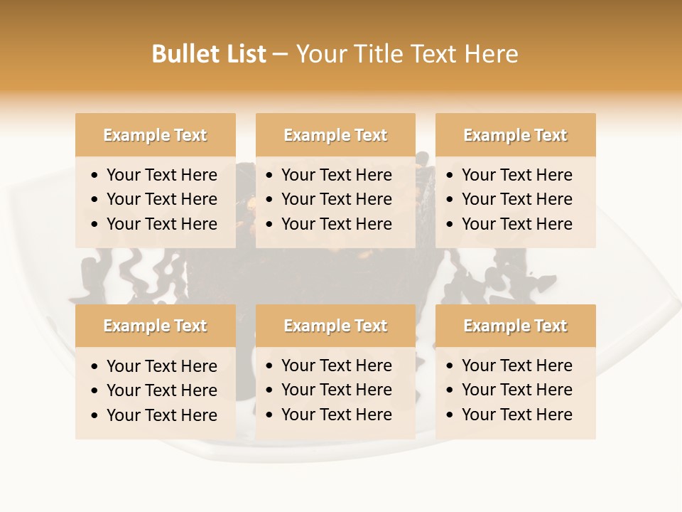 Slice Fattening Bakery PowerPoint Template