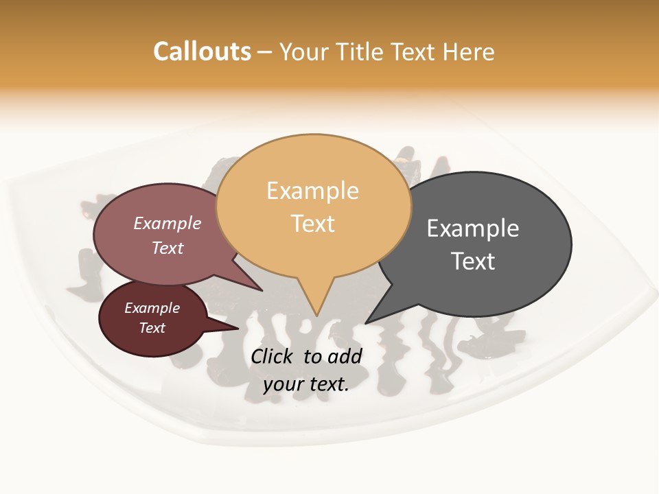 Slice Fattening Bakery PowerPoint Template