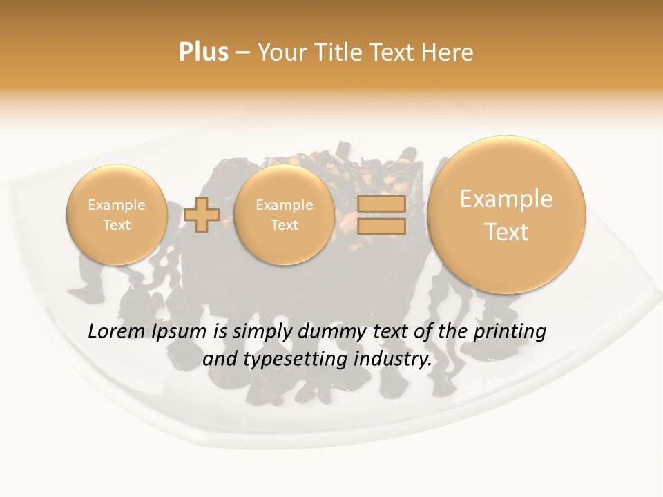 Slice Fattening Bakery PowerPoint Template