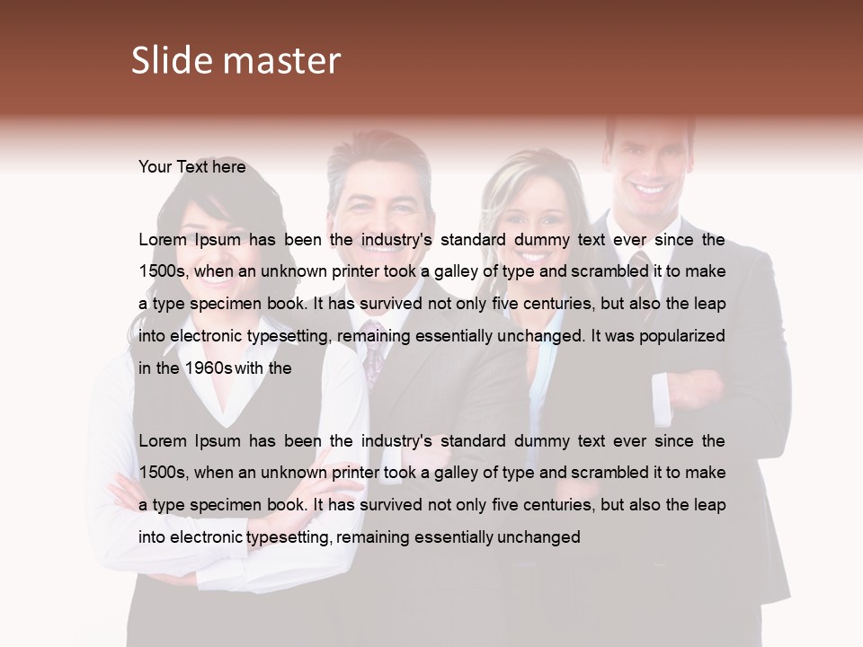 Positive Company Work PowerPoint Template