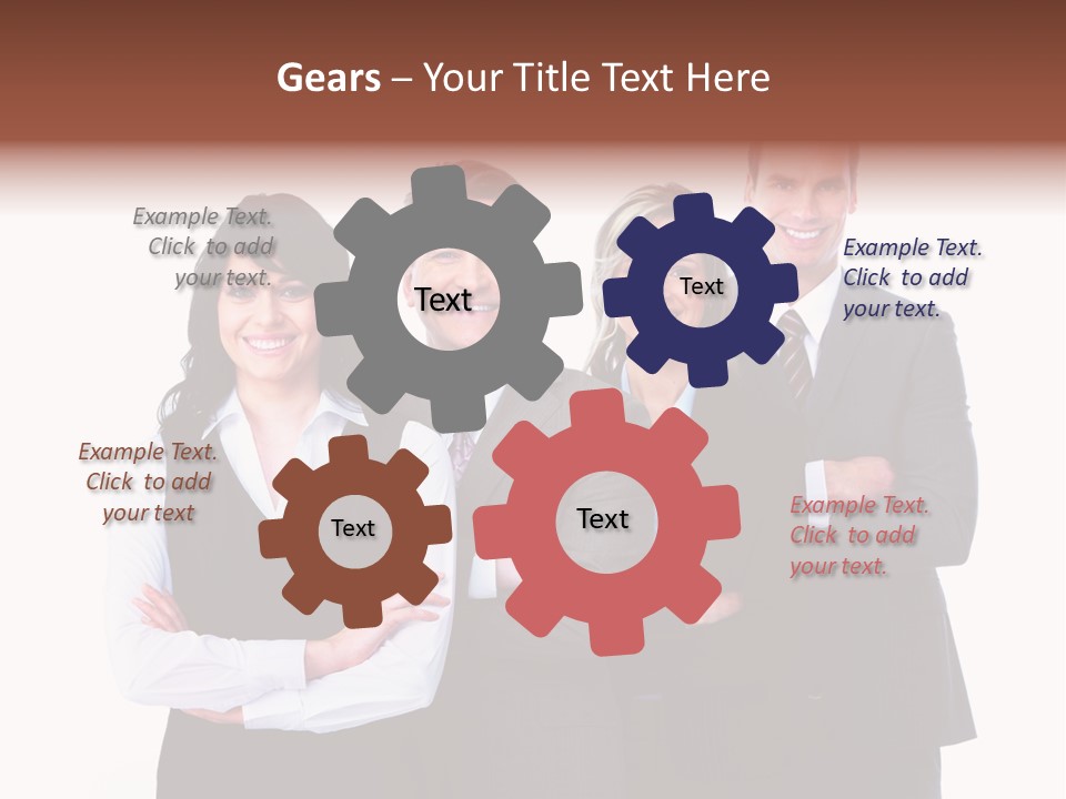 Positive Company Work PowerPoint Template