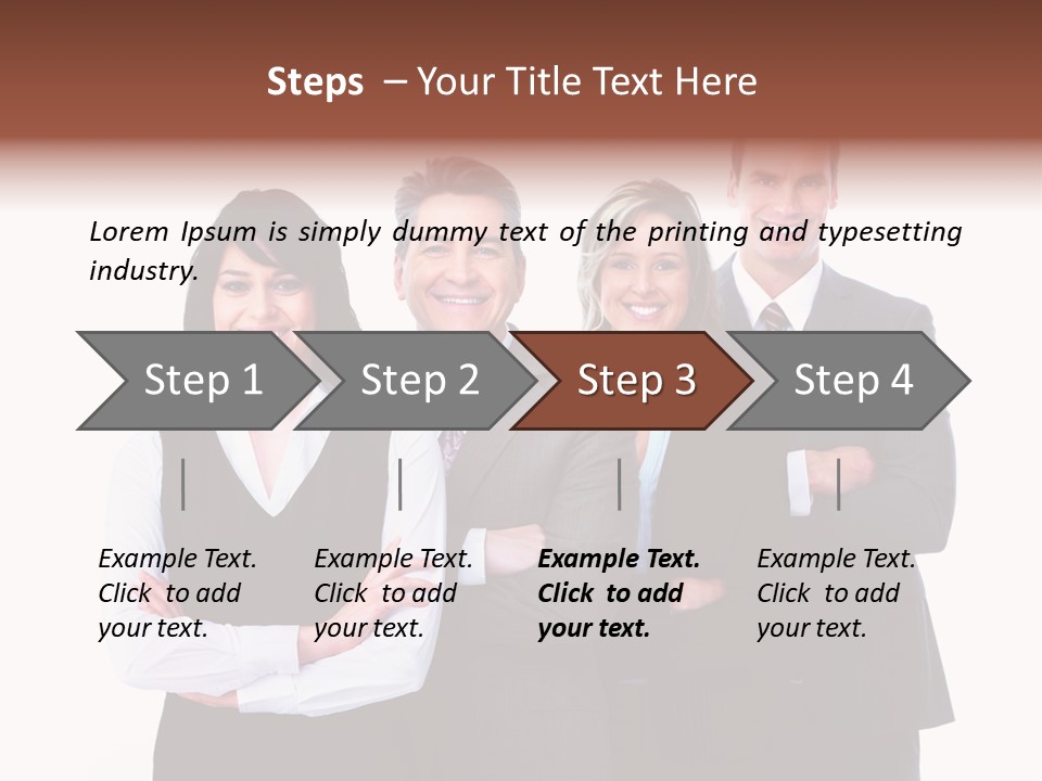 Positive Company Work PowerPoint Template