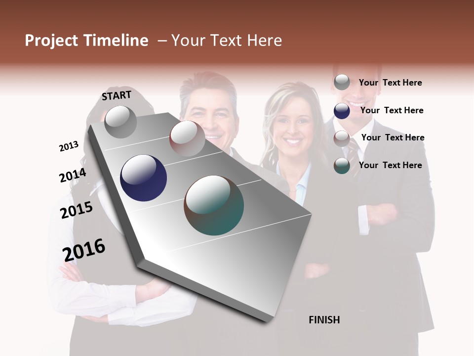 Positive Company Work PowerPoint Template
