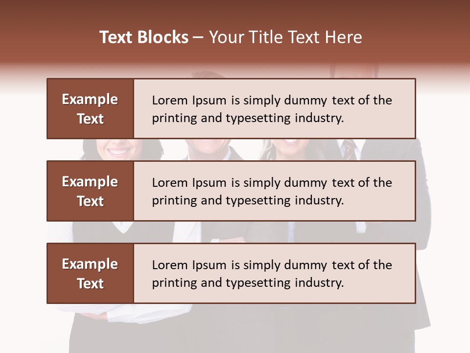 Positive Company Work PowerPoint Template