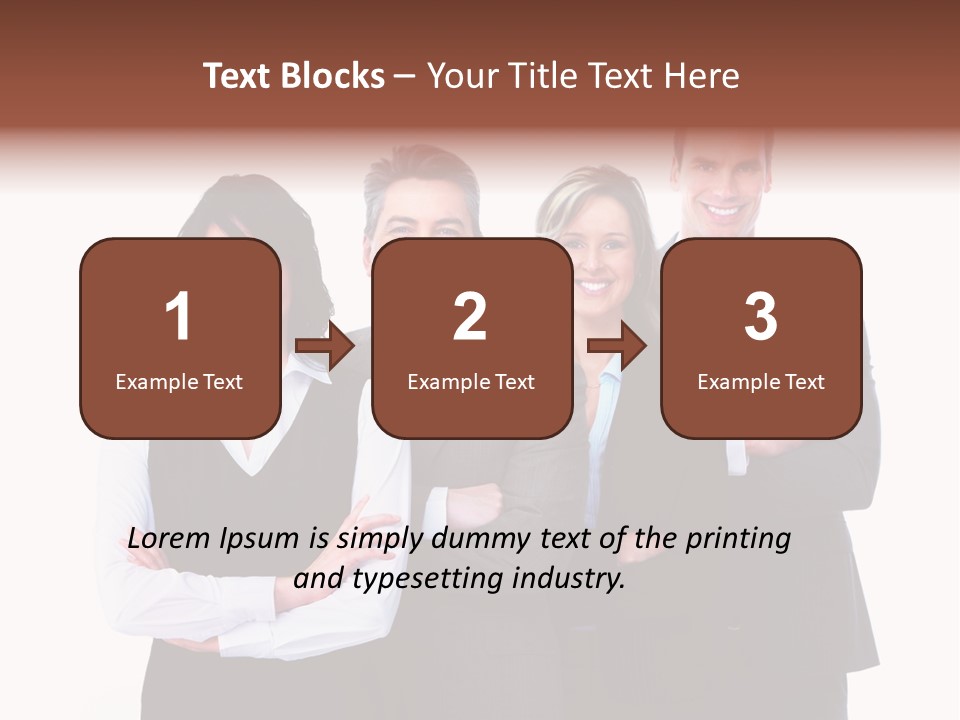 Positive Company Work PowerPoint Template
