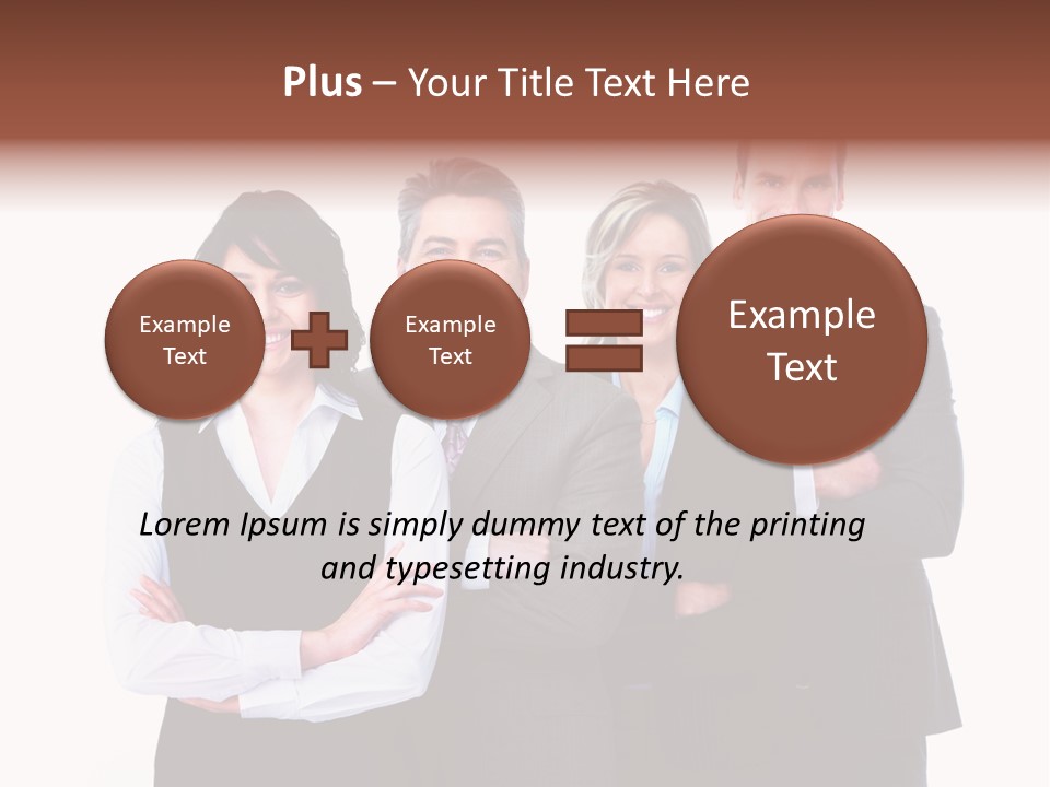 Positive Company Work PowerPoint Template