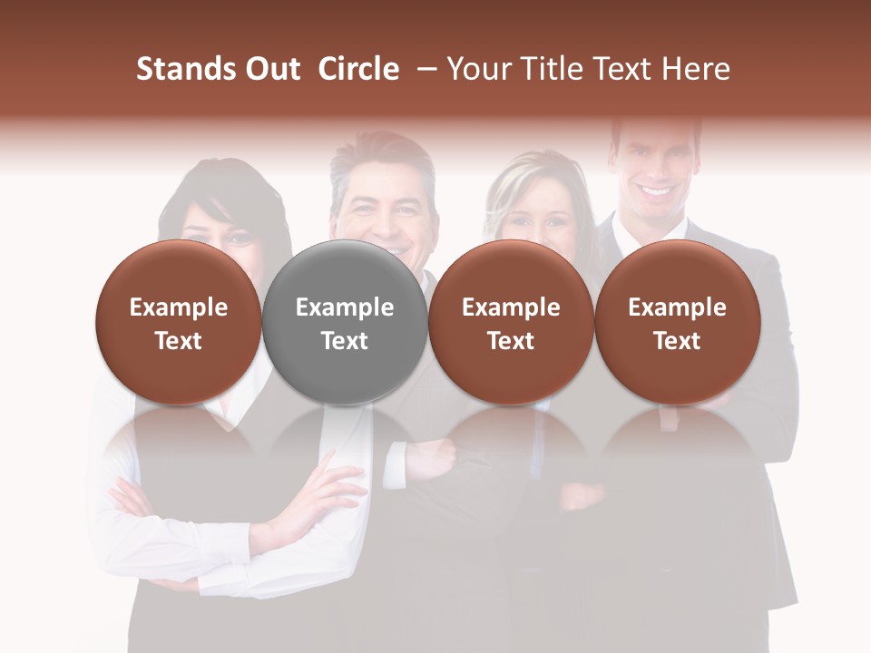 Positive Company Work PowerPoint Template