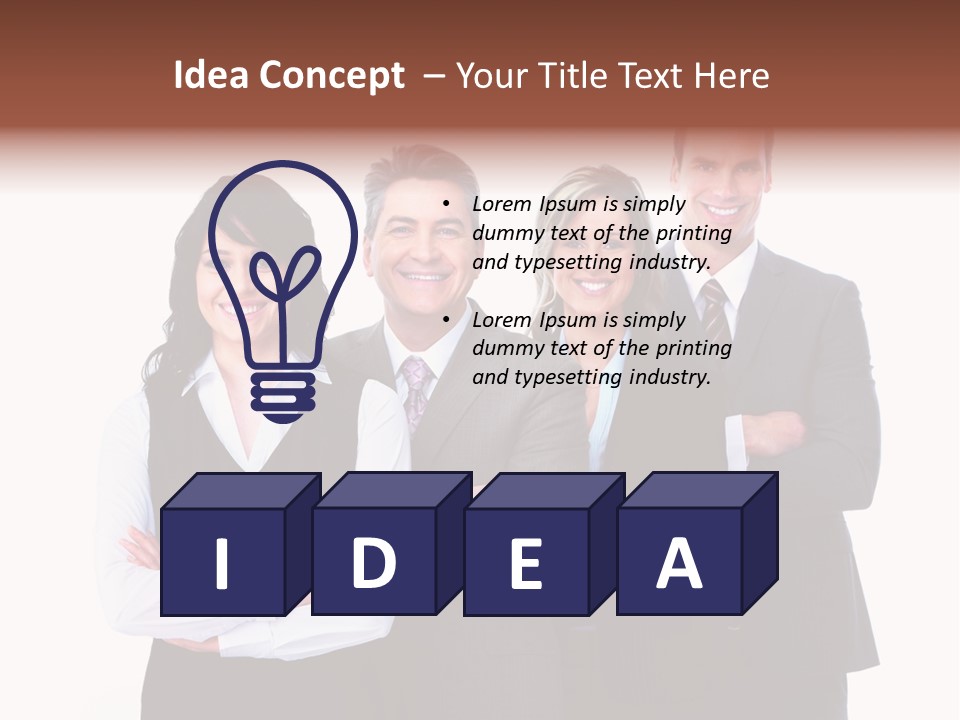 Positive Company Work PowerPoint Template