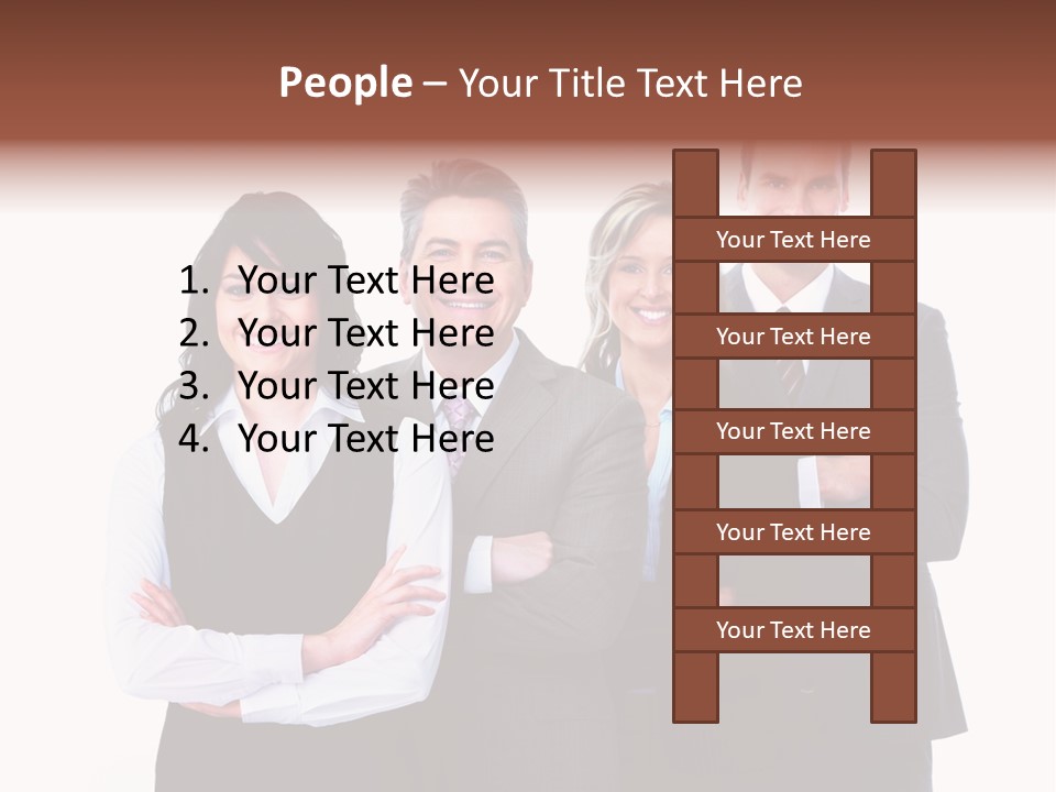 Positive Company Work PowerPoint Template