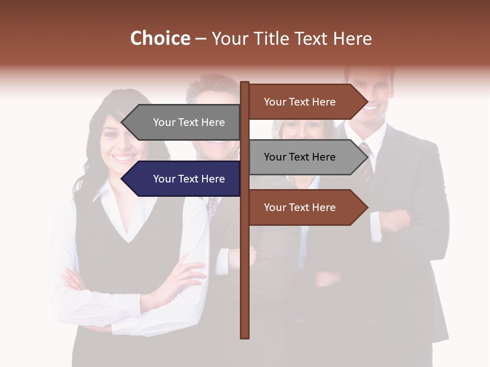 Positive Company Work PowerPoint Template