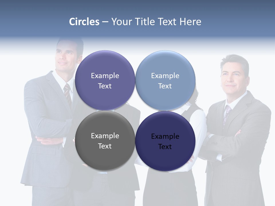 Successful Worker Businessman PowerPoint Template