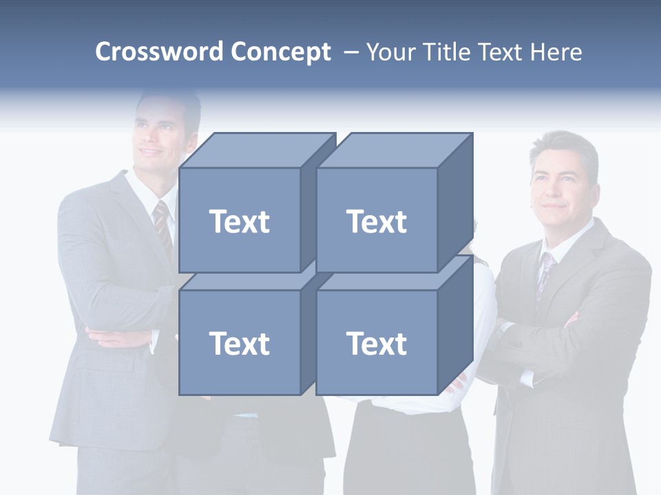 Successful Worker Businessman PowerPoint Template