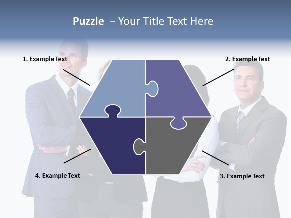 Successful Worker Businessman PowerPoint Template