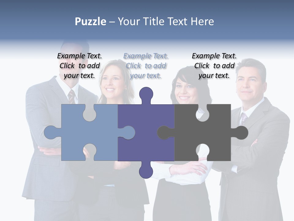 Successful Worker Businessman PowerPoint Template