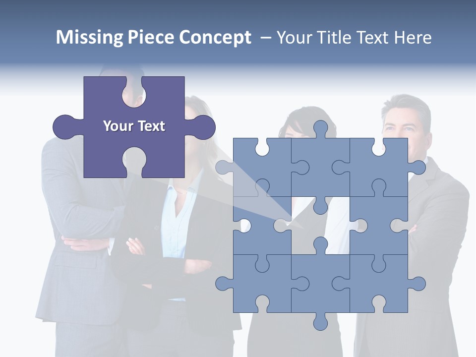 Successful Worker Businessman PowerPoint Template