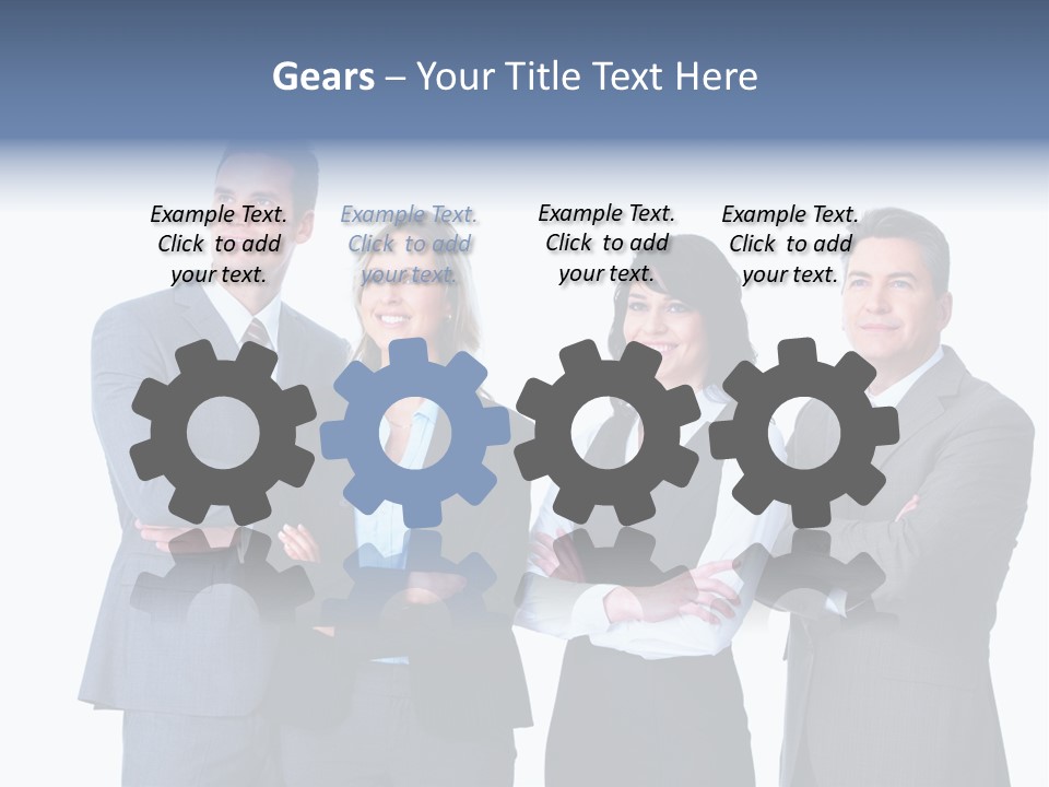 Successful Worker Businessman PowerPoint Template