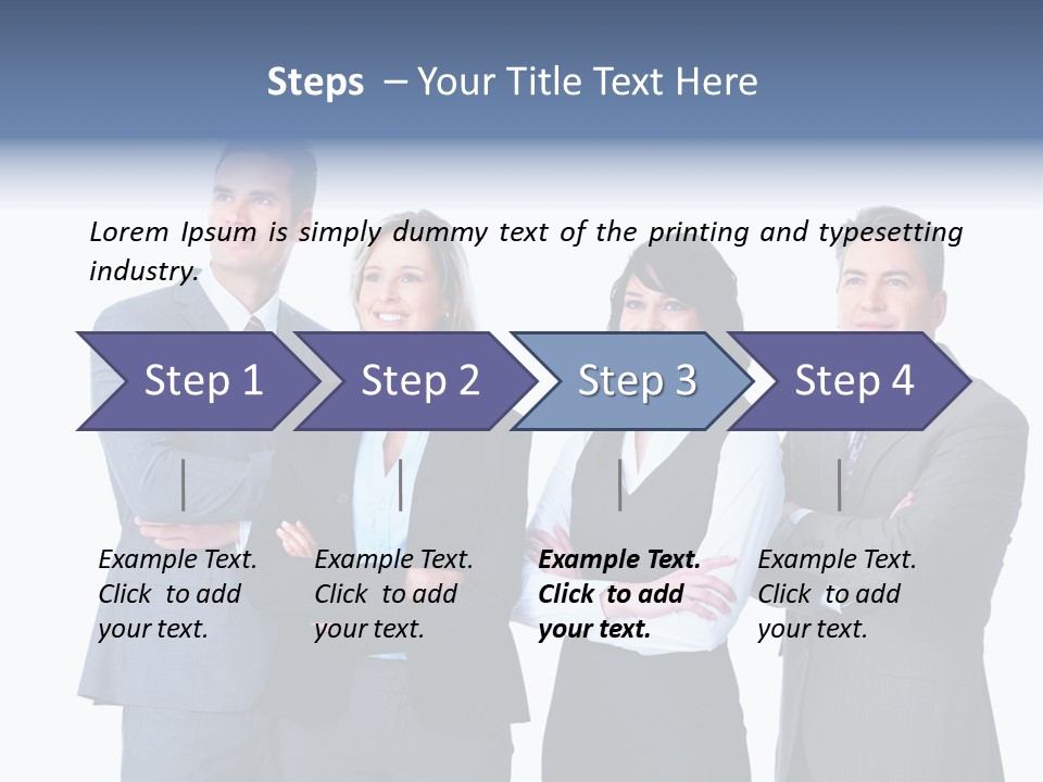 Successful Worker Businessman PowerPoint Template