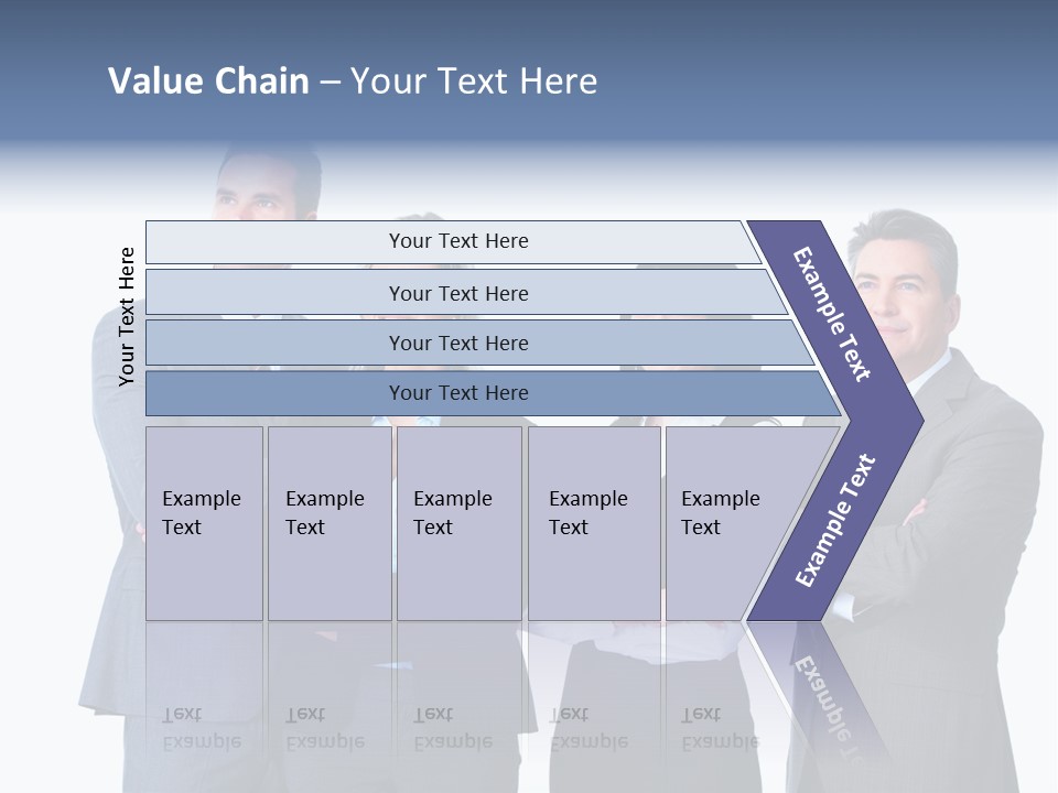 Successful Worker Businessman PowerPoint Template