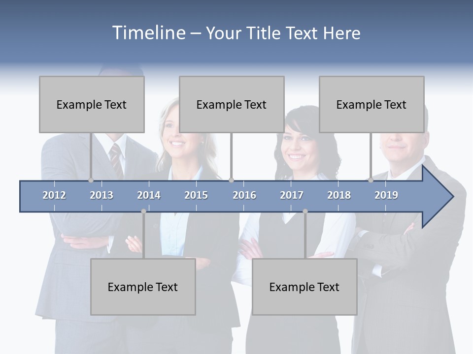Successful Worker Businessman PowerPoint Template