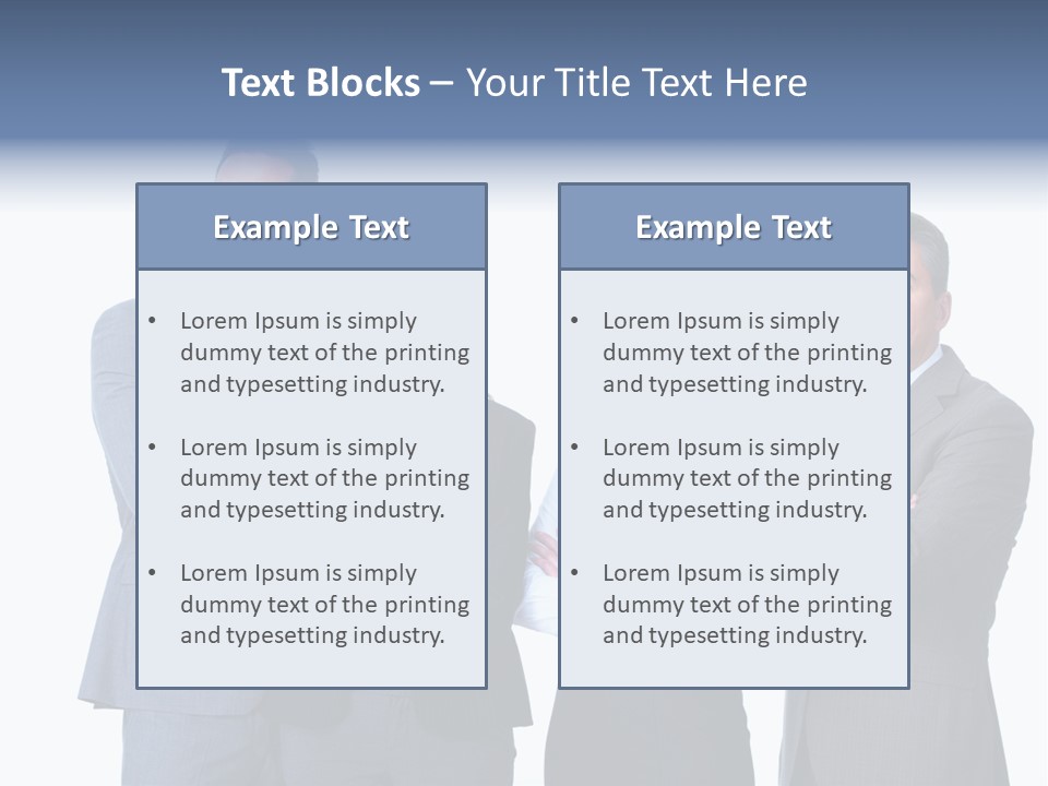 Successful Worker Businessman PowerPoint Template
