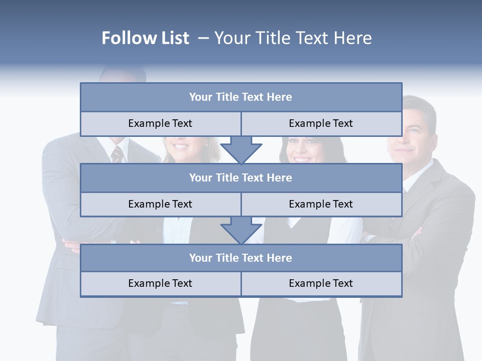 Successful Worker Businessman PowerPoint Template