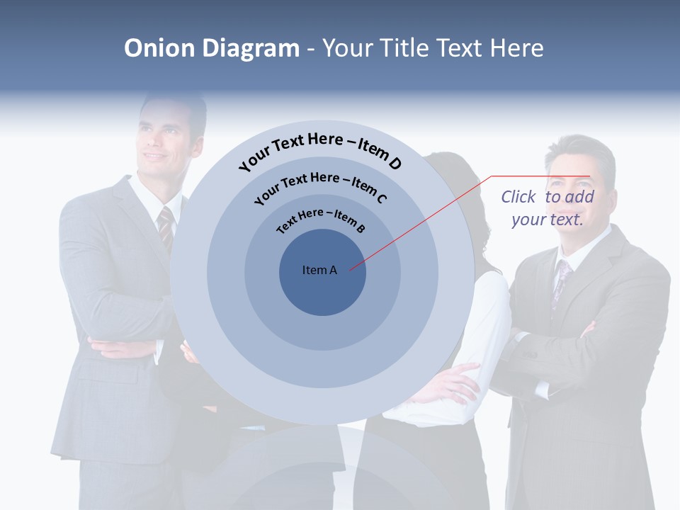 Successful Worker Businessman PowerPoint Template