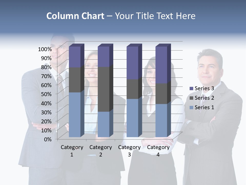 Successful Worker Businessman PowerPoint Template