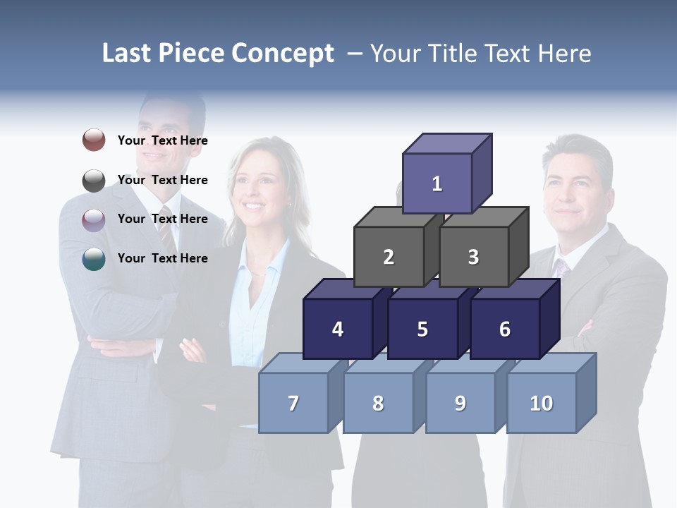 Successful Worker Businessman PowerPoint Template