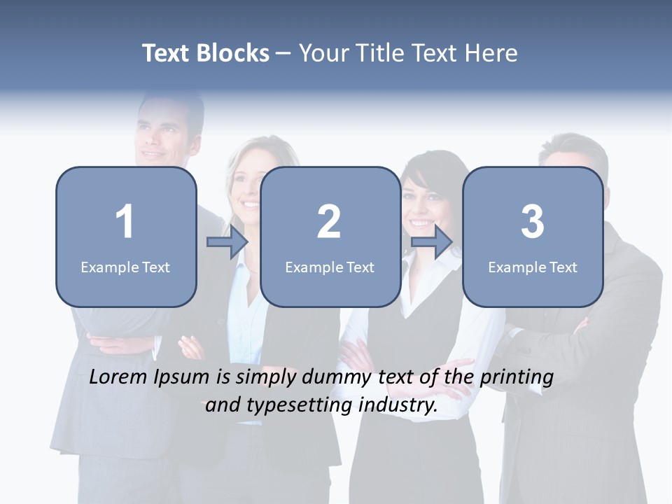 Successful Worker Businessman PowerPoint Template
