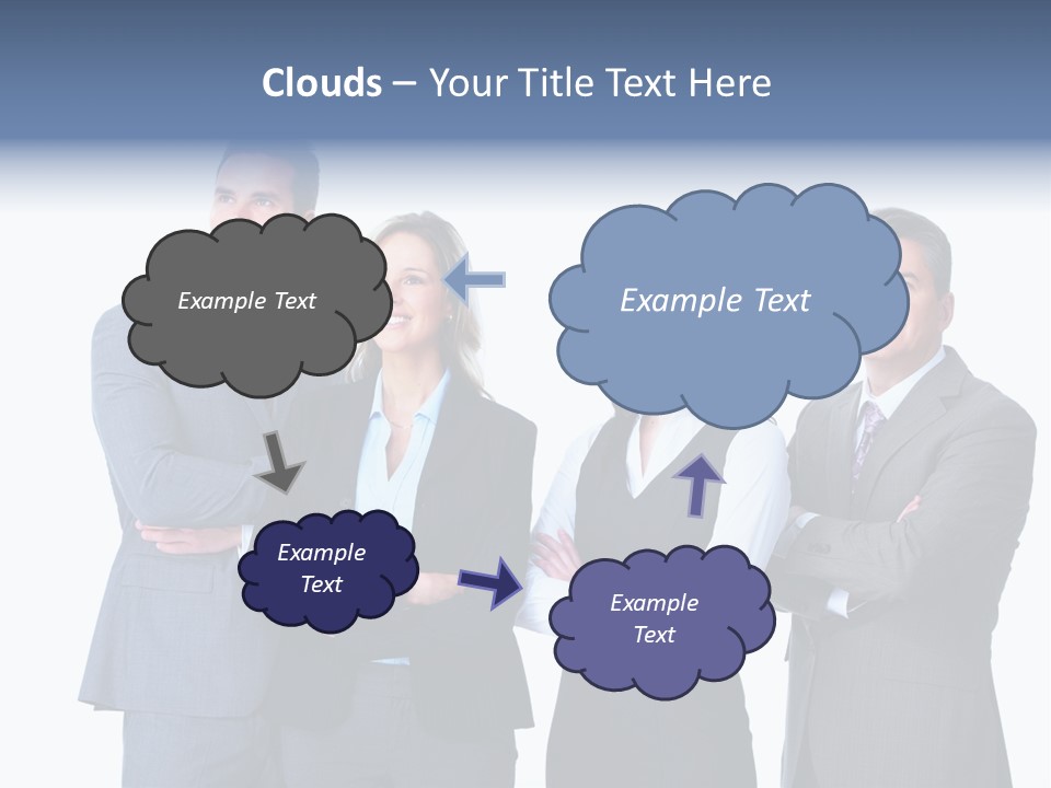 Successful Worker Businessman PowerPoint Template