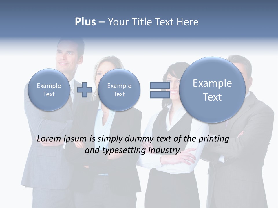 Successful Worker Businessman PowerPoint Template