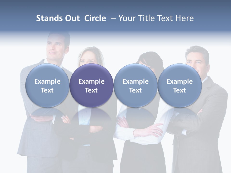 Successful Worker Businessman PowerPoint Template