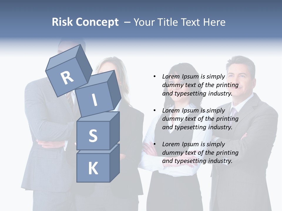 Successful Worker Businessman PowerPoint Template