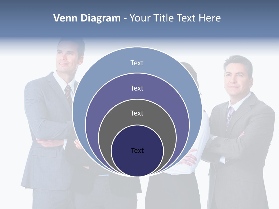 Successful Worker Businessman PowerPoint Template