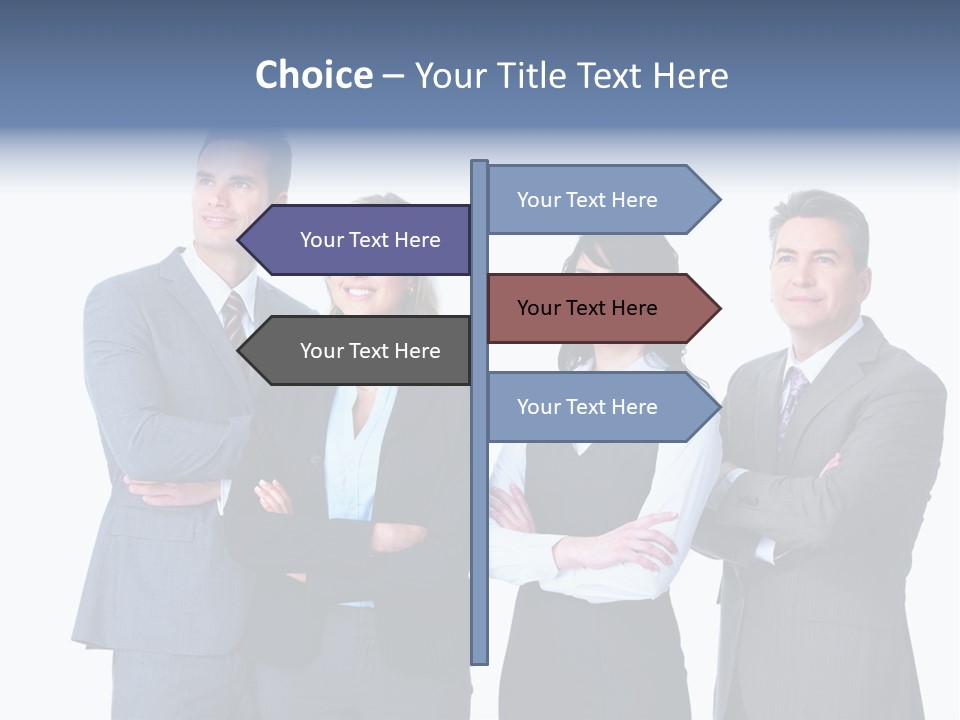 Successful Worker Businessman PowerPoint Template